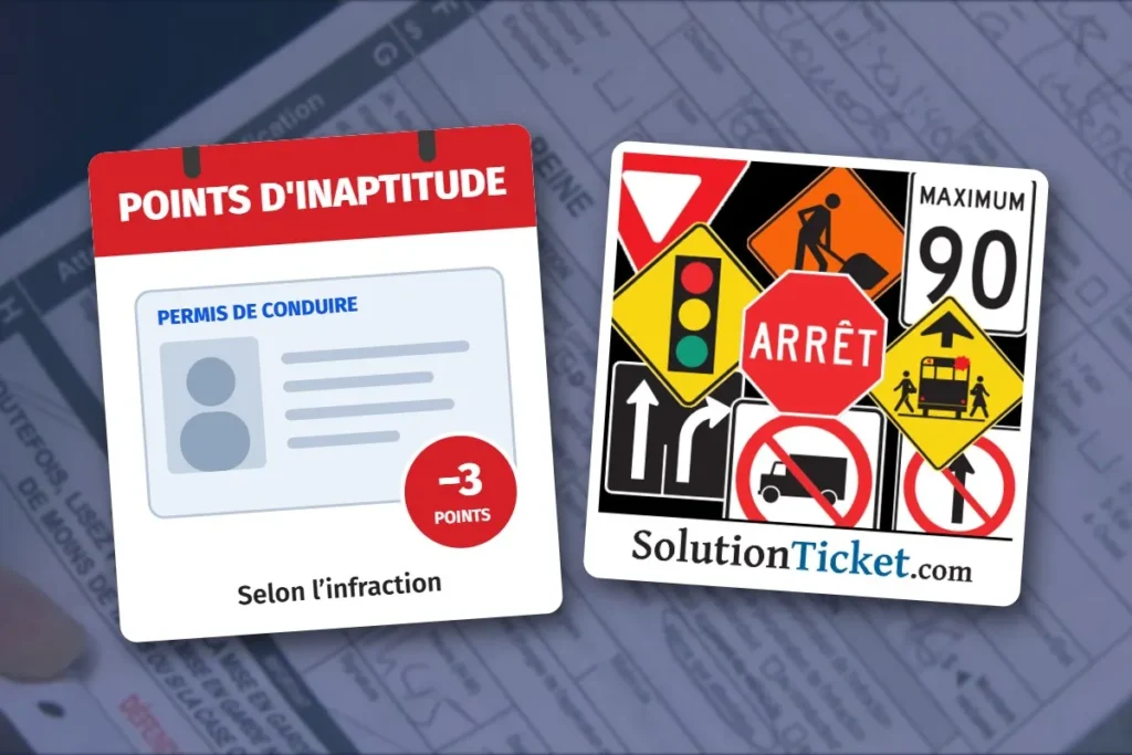 Permis de conduire avec pastille rouge −3 points – points d’inaptitude selon l’infraction