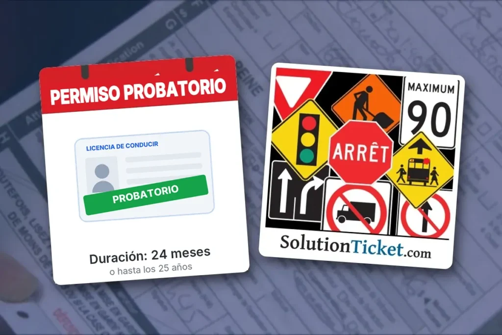 Licencia de conducir con banda verde «Probatorio» – permiso probatorio